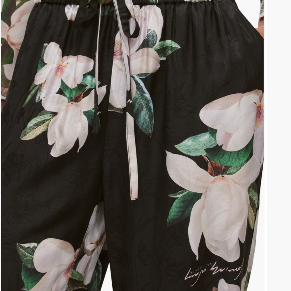 AIISaints Tyler Alessandra Floral Drawstring Pants Size Small EUC - Picture 3 of 5